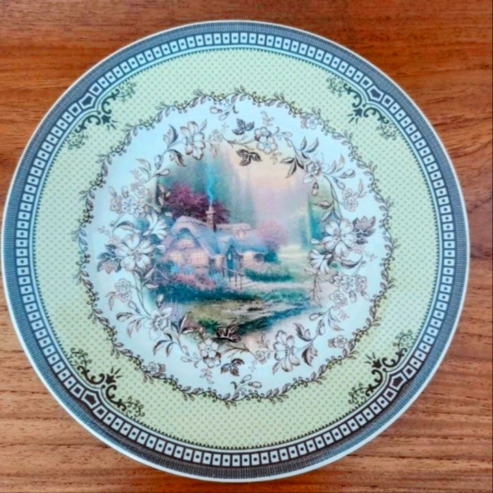 2005 Thomas Kinkade Cottage Side Plate
